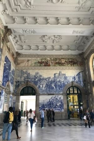 האריחים בתחנת הרכבת של פורטו - The tiles at Porto's rail station