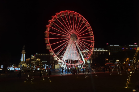 גלגל ענק בליסבון ferris wheel in Lisboa