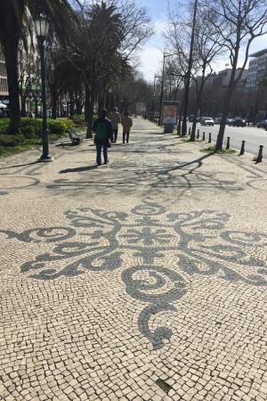 אבנידה דה ליברדד בליסבון Avenida de Liberdade in Lisbon