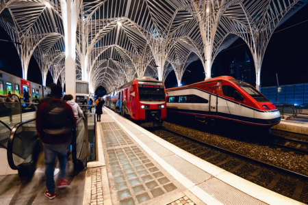 תחנת רכבת בליסבון Trainstation in Lisbon